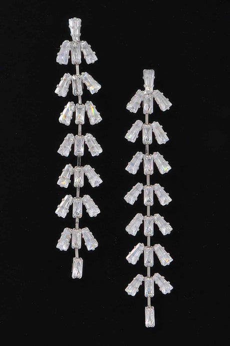 Rhinestone Drop Earring