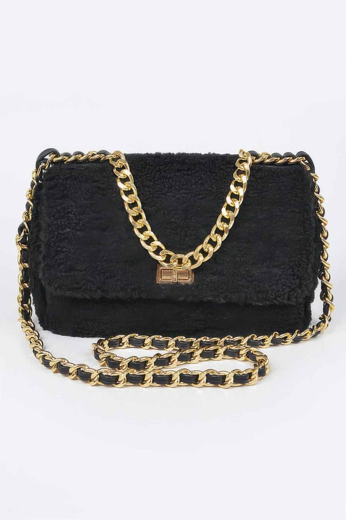 Faux Fur Shoulder Bag
