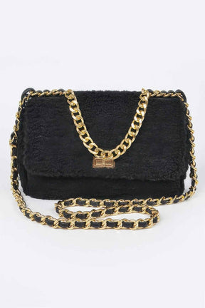 Faux Fur Shoulder Bag