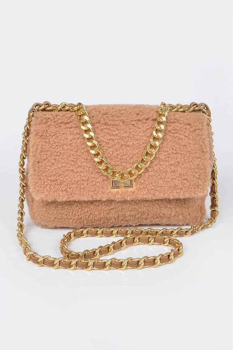 Faux Fur Shoulder Bag
