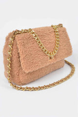 Faux Fur Shoulder Bag