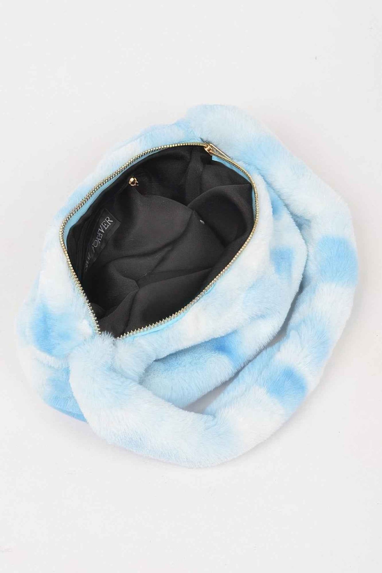 Tie Dye Fur Shoulder Bag