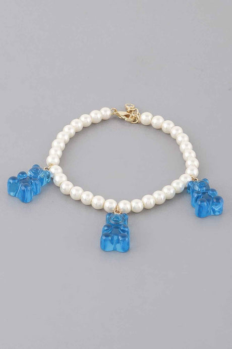 Multi Gummy Bear Charms Bracelet