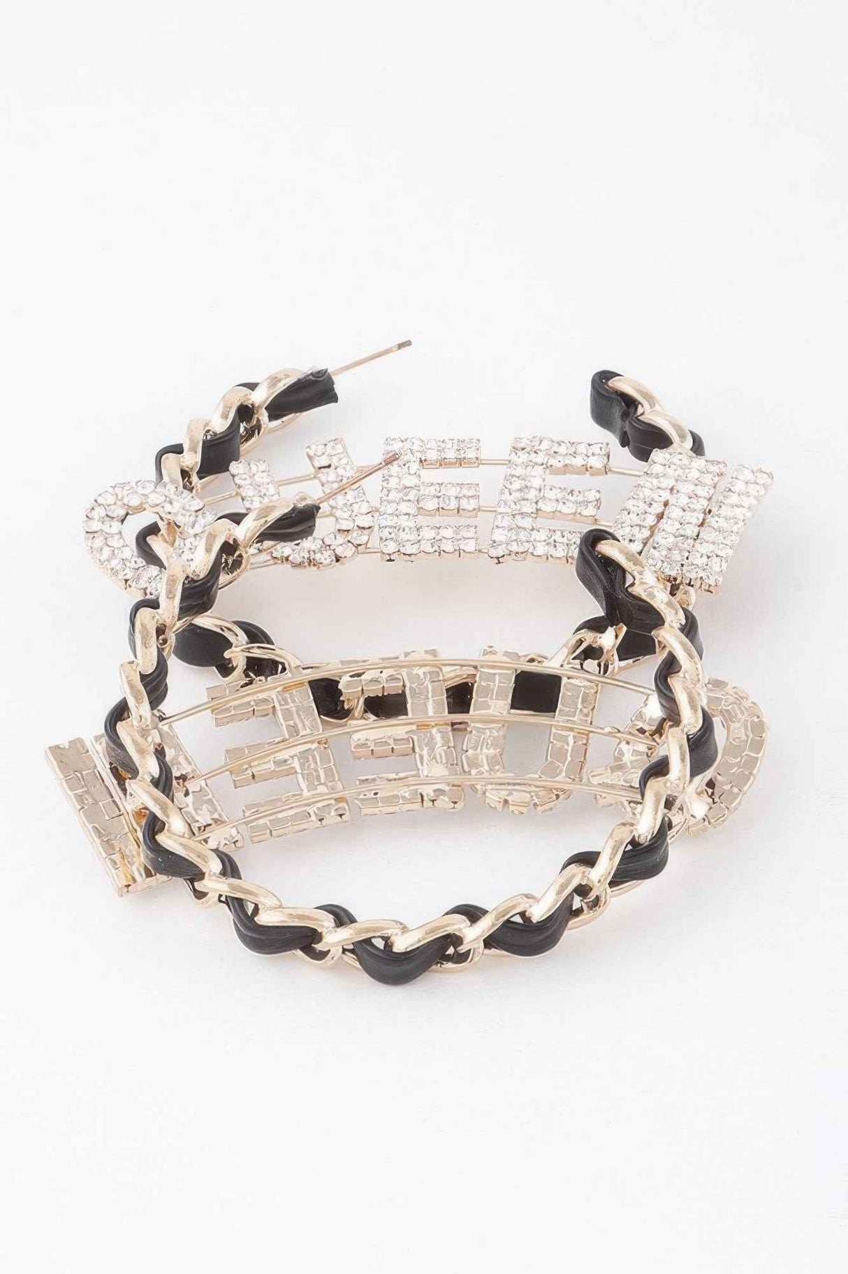 Queen Open Hoop Earrings