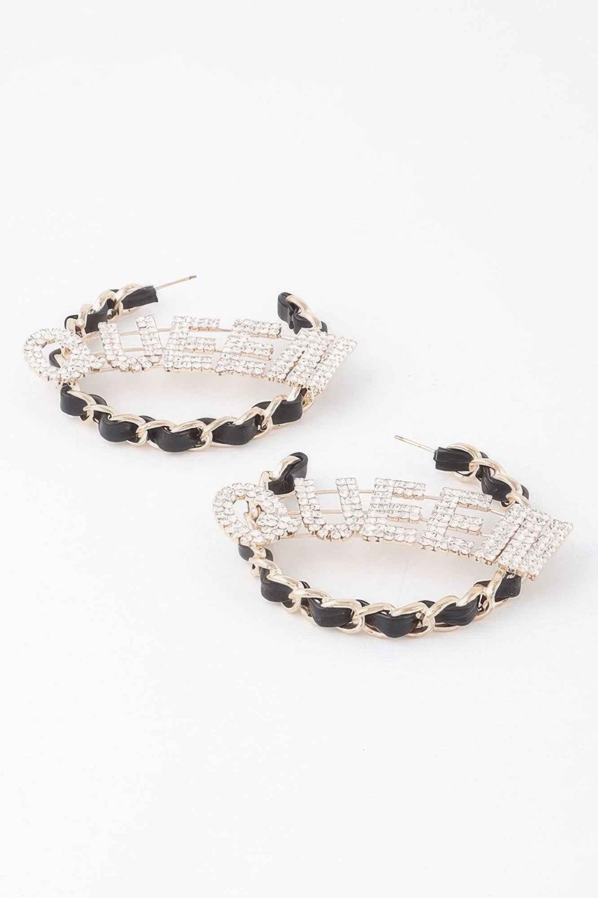 Queen Open Hoop Earrings