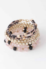 Multi Bead N Crystal Bracelets