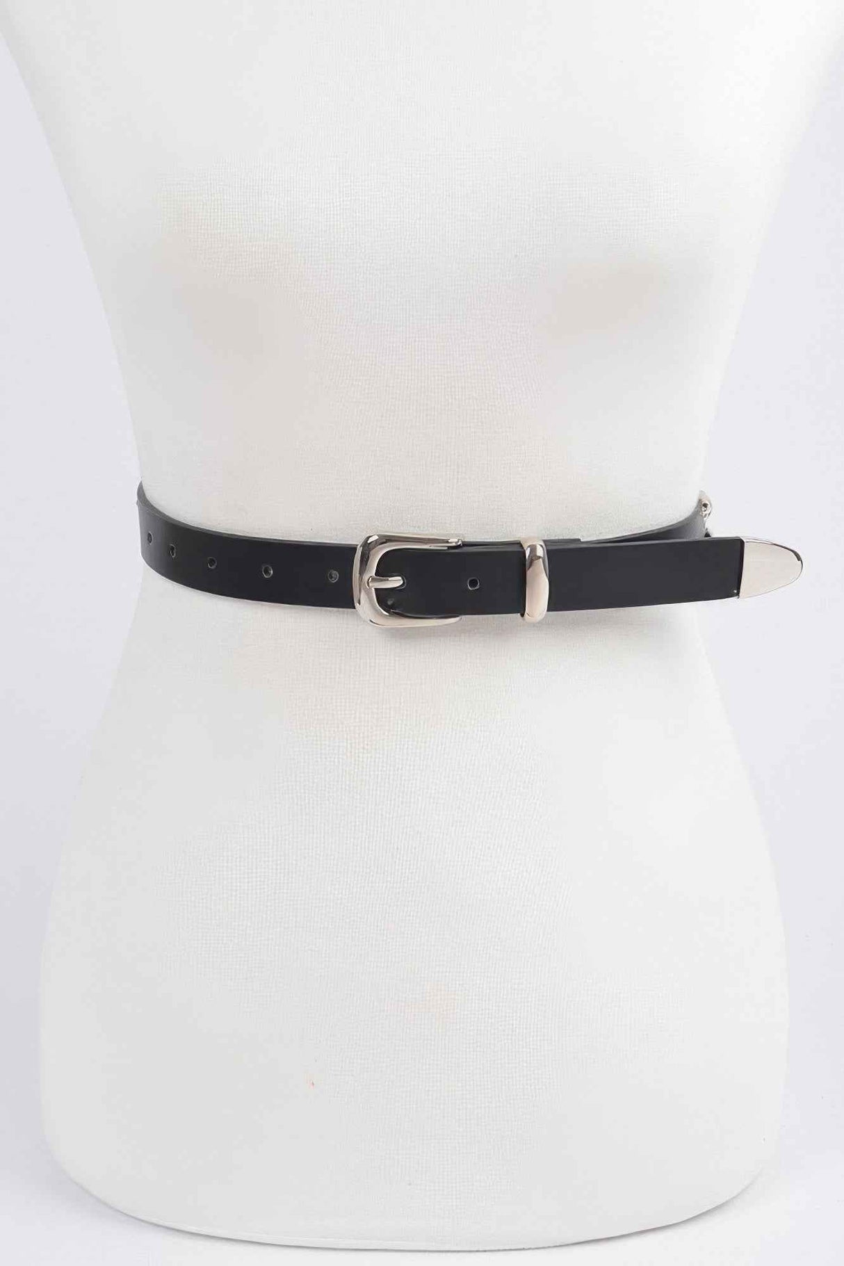 Chain Faux Leather Belt