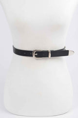Chain Faux Leather Belt