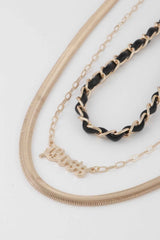 Multi Layered Boss Statement Necklace