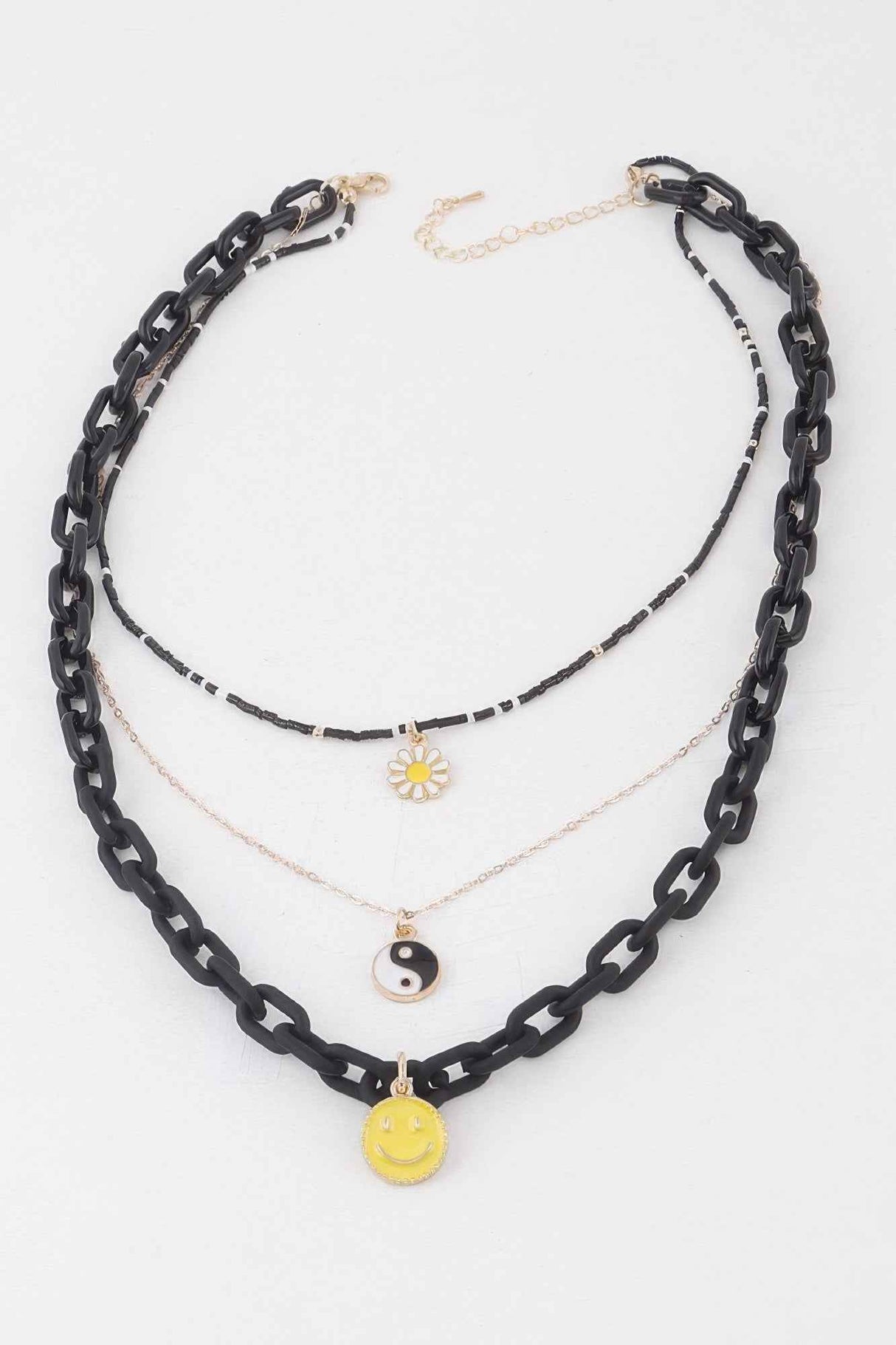 Multi Pendant Chain Necklace