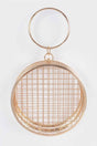 Metal Wire Round Clutch