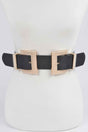 Two Faux Pearl Buckle Waist Belt