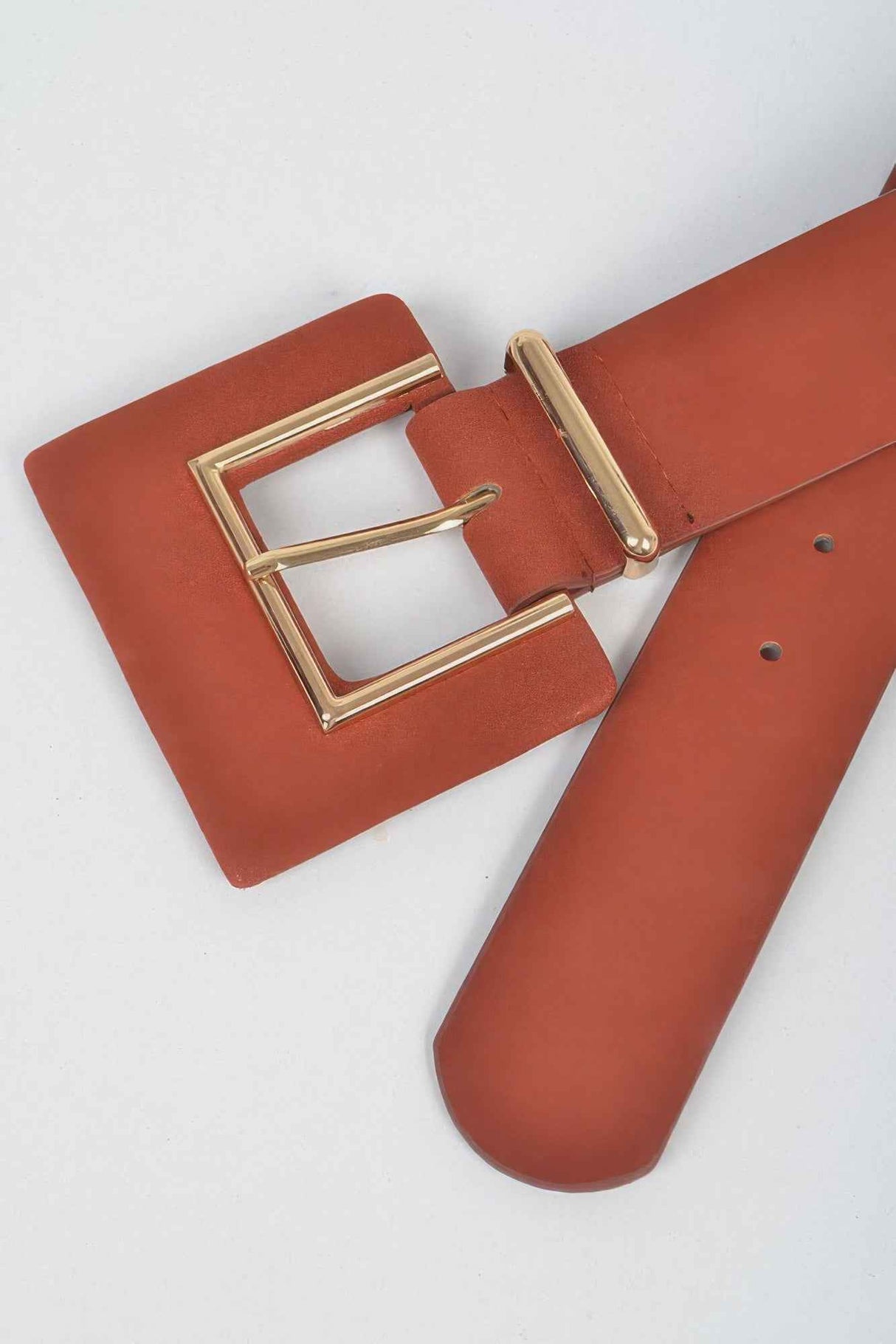 Faux Suede Belt