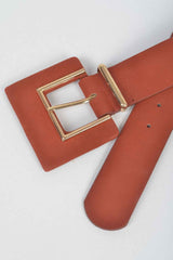 Faux Suede Belt