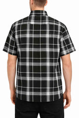 Oldschool Checkered Button Down Short Sleeve Shirt