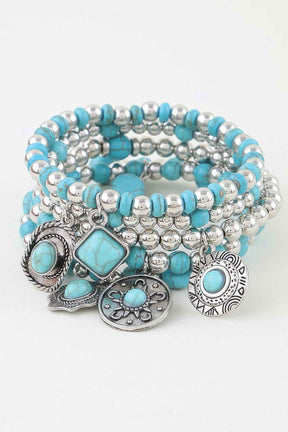 Antique Summer Hat Beaded Bracelet