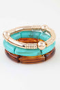 Multi Marble Tube Bracelet