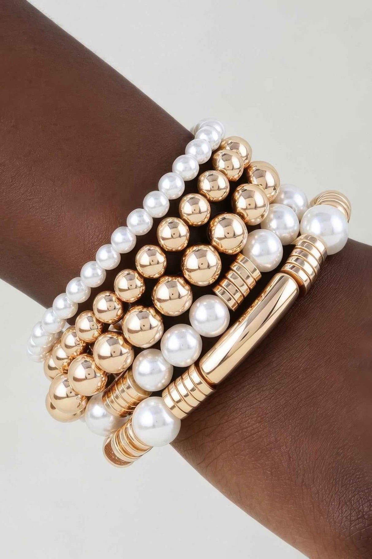 Multi Crystal Beaded Bracelet