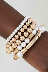 Multi Crystal Beaded Bracelet