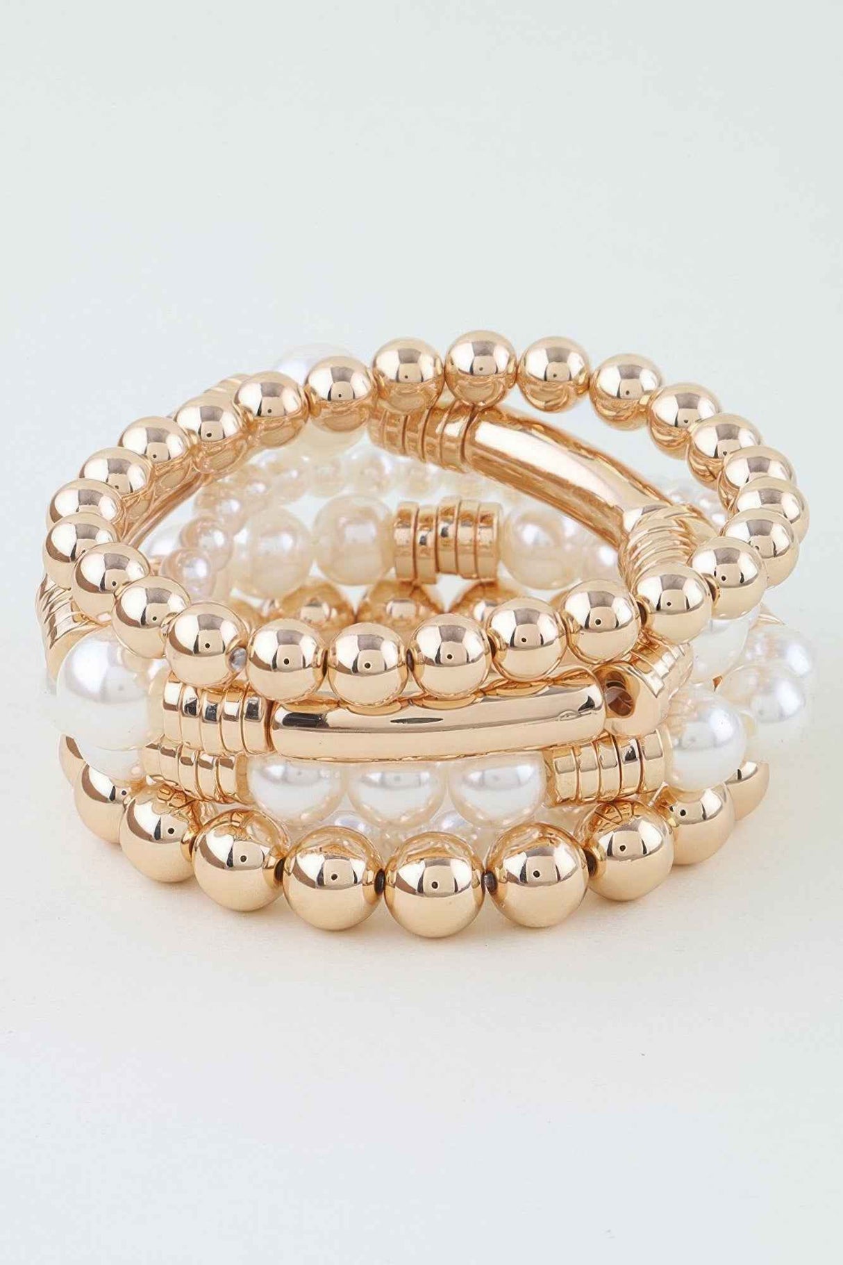 Multi Crystal Beaded Bracelet