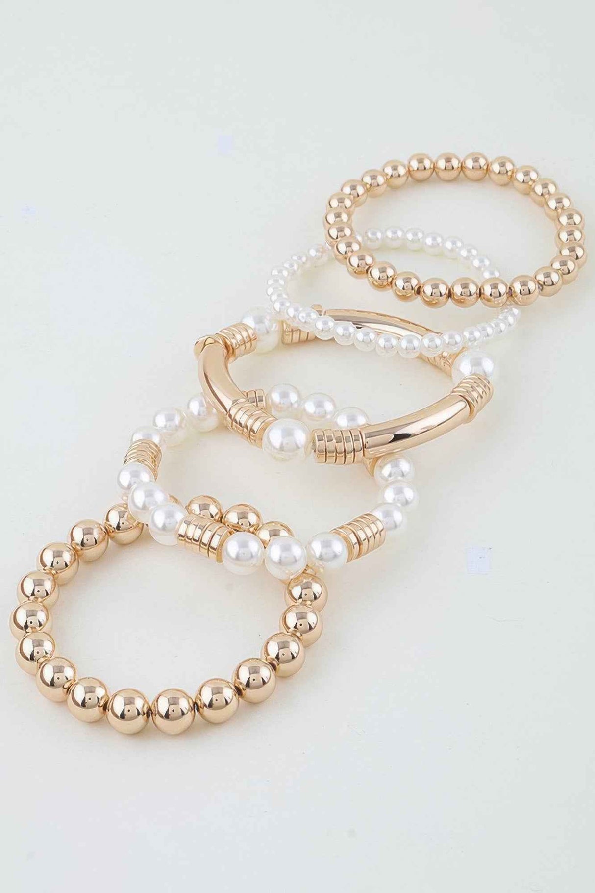 Multi Crystal Beaded Bracelet