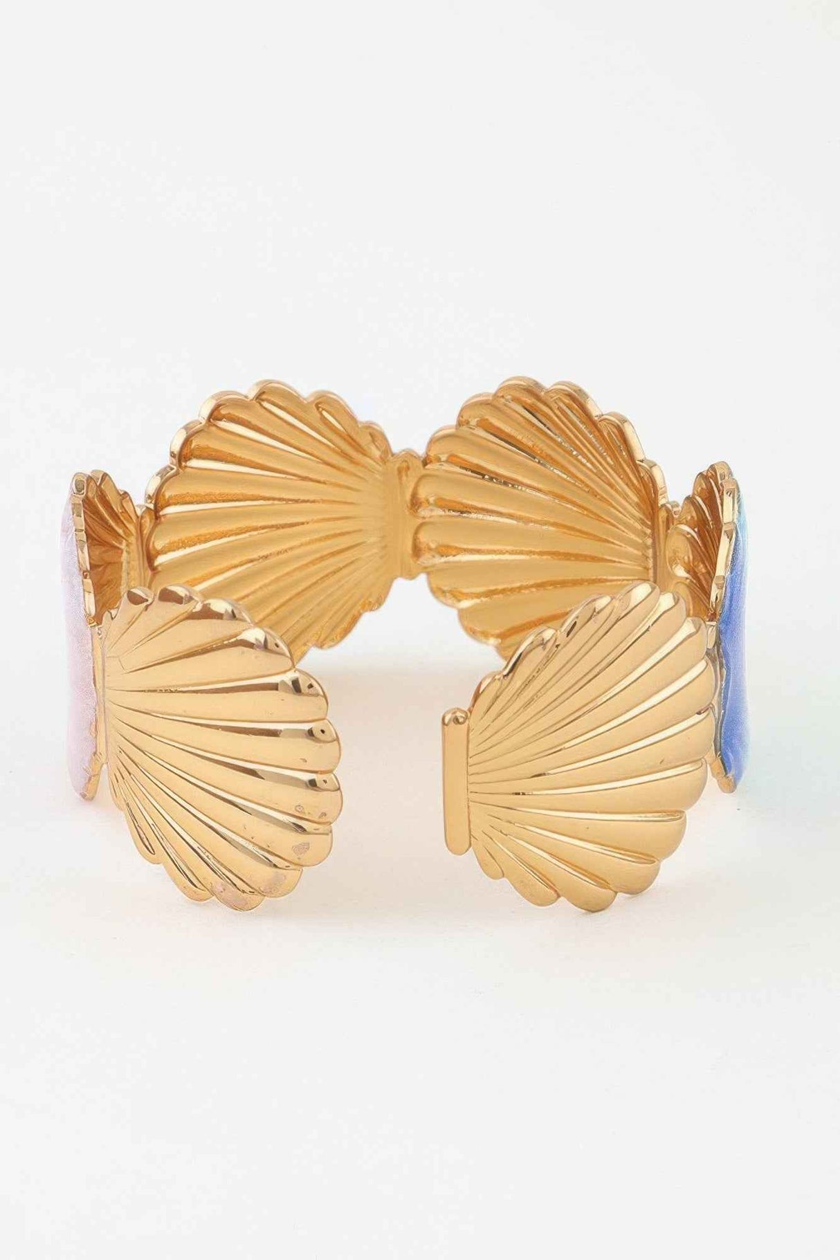 Summer Seashell Cuff Bracelet
