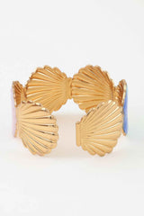 Summer Seashell Cuff Bracelet