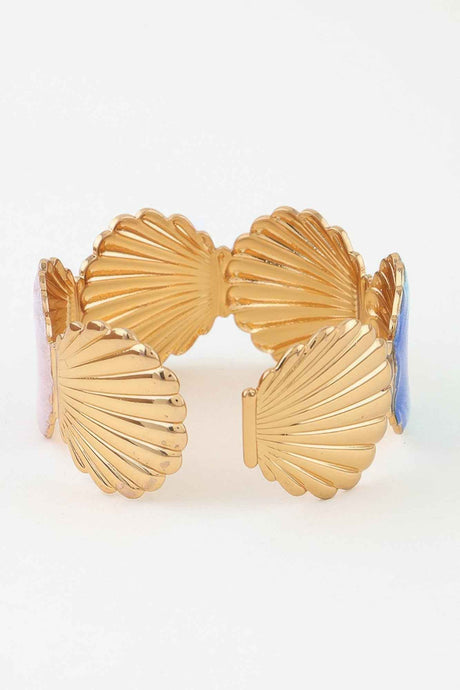 Summer Seashell Cuff Bracelet