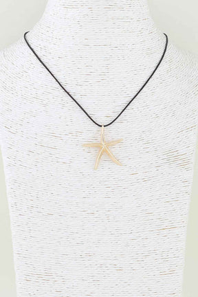 Polished Starfish Wrap Necklace