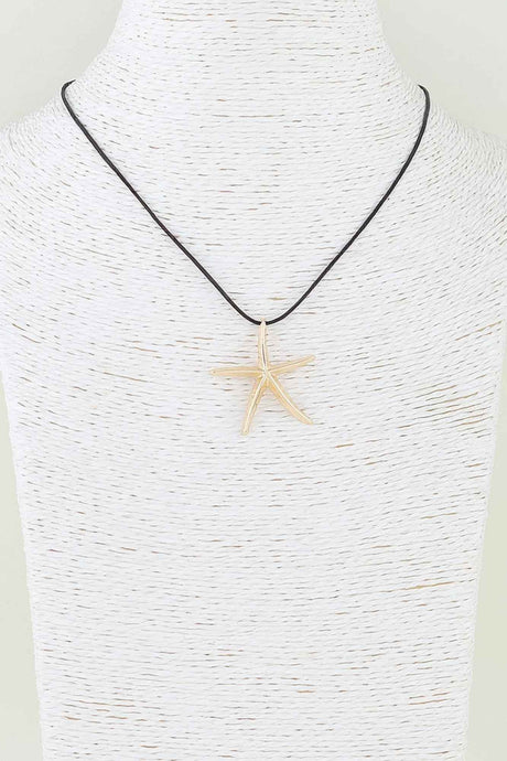 Polished Starfish Wrap Necklace