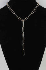 Minimal Link Chain Drop Necklace