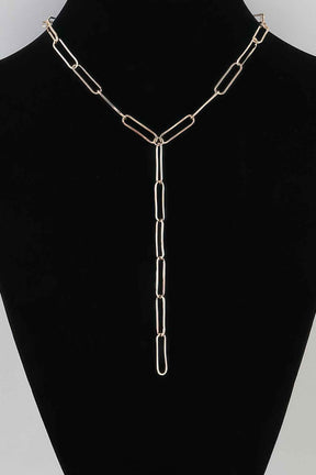 Minimal Link Chain Drop Necklace