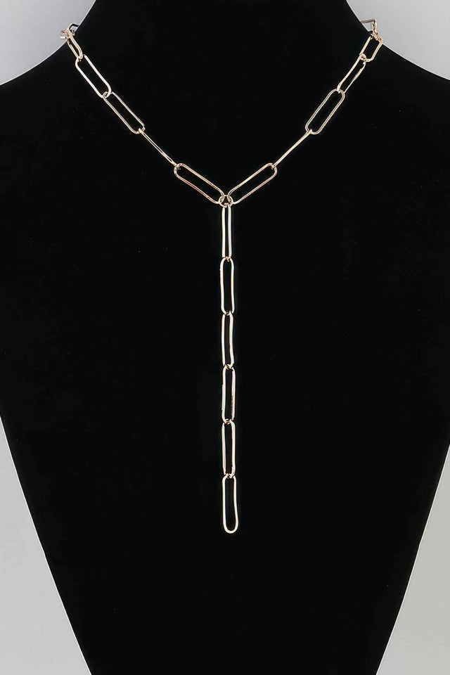 Minimal Link Chain Drop Necklace