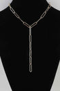 Minimal Link Chain Drop Necklace