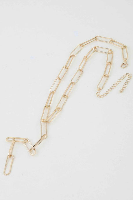 Minimal Link Chain Drop Necklace