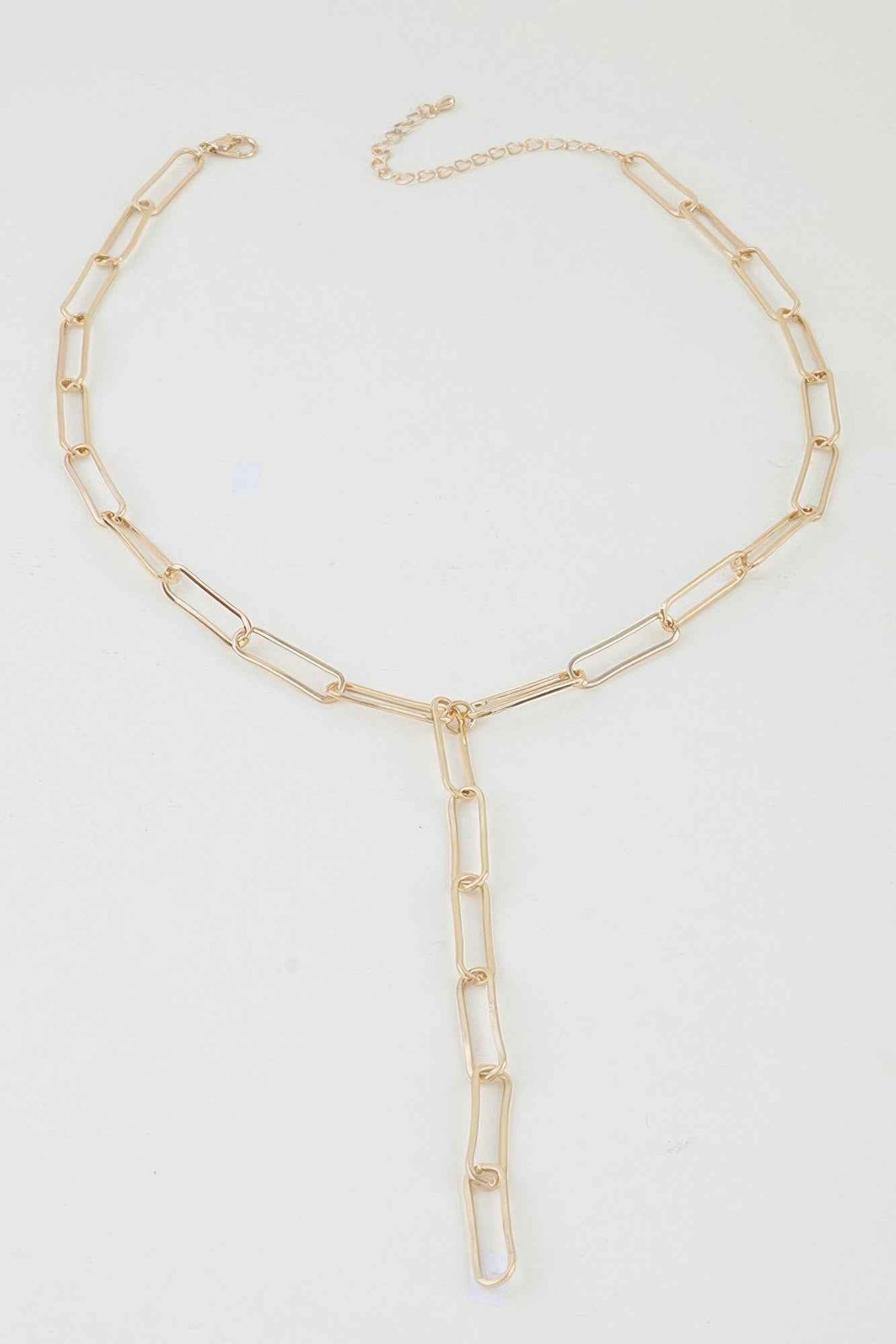 Minimal Link Chain Drop Necklace