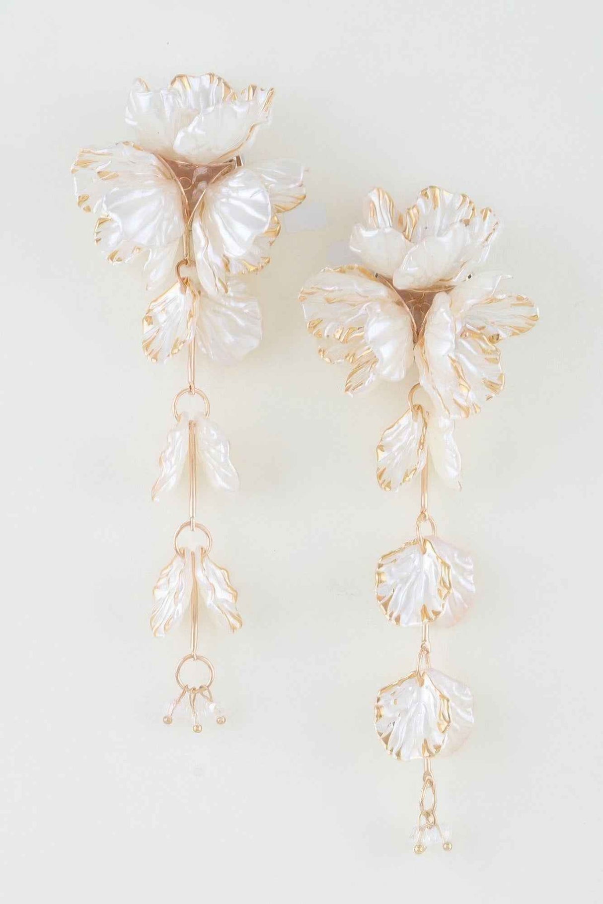 Multi Petal Drop Earrings