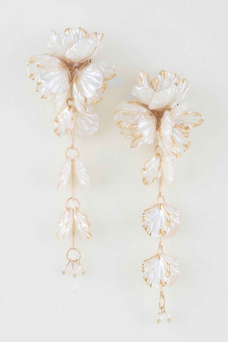 Multi Petal Drop Earrings