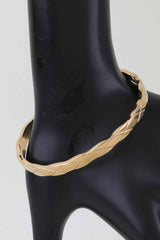 Polished Diamond Cut Cuff Bracelet