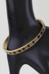 Roman Numeral Cuff Bracelet