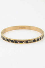 Roman Numeral Cuff Bracelet