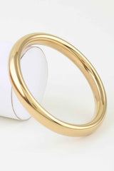 Polished Classic Bangle Bracelet