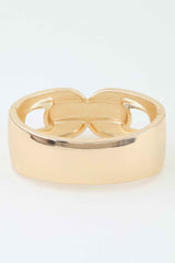 Polished Link Chain Cuff Bracelet