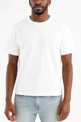 Mens Cropped Cotton Tshirt