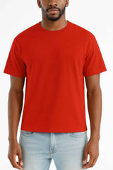 Mens Cropped Cotton Tshirt