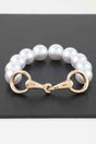 Pearl Beaded Toggle Bracelet