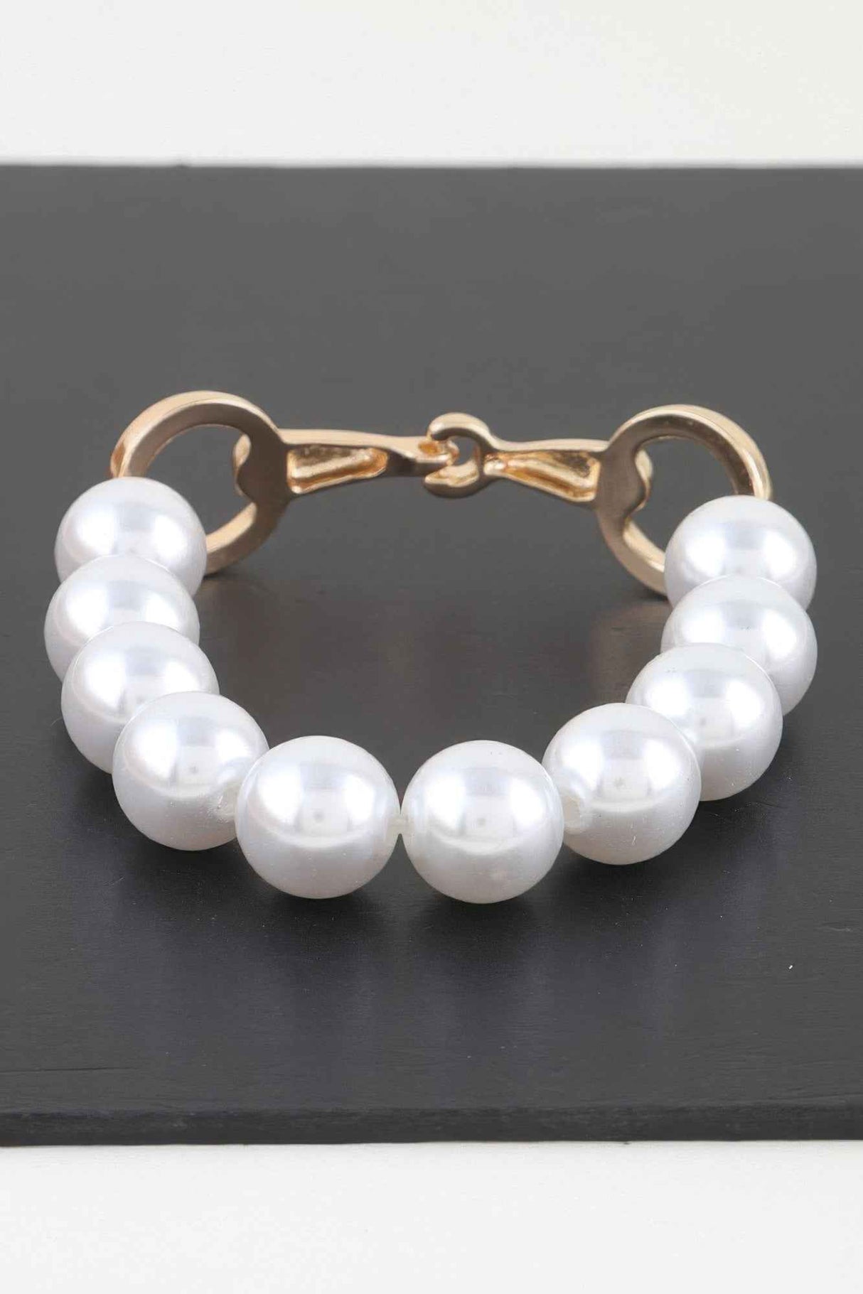 Pearl Beaded Toggle Bracelet