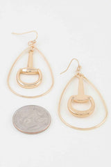 Modern Toggle Teardrop Earrings