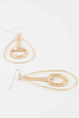 Modern Toggle Teardrop Earrings