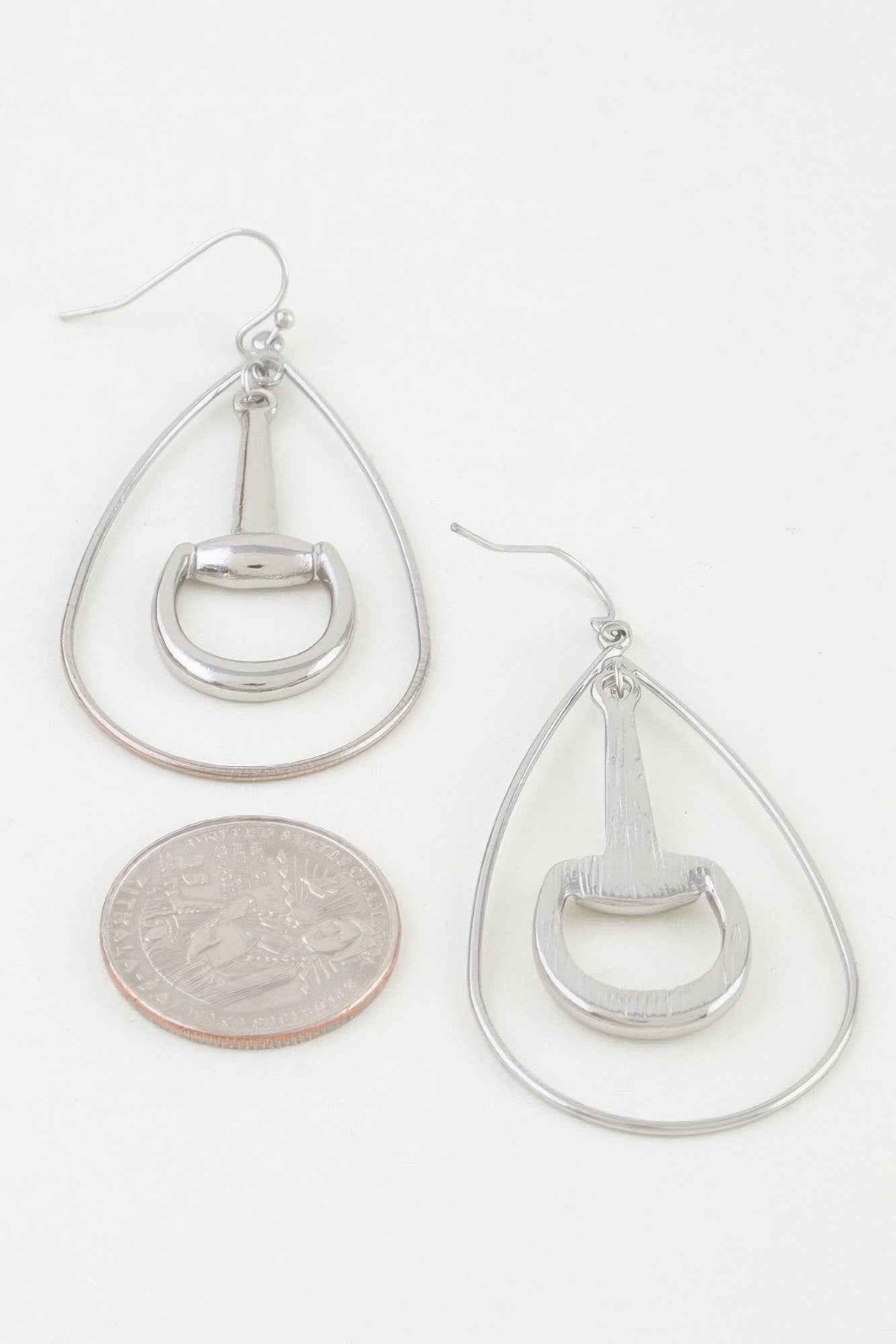 Modern Toggle Teardrop Earrings